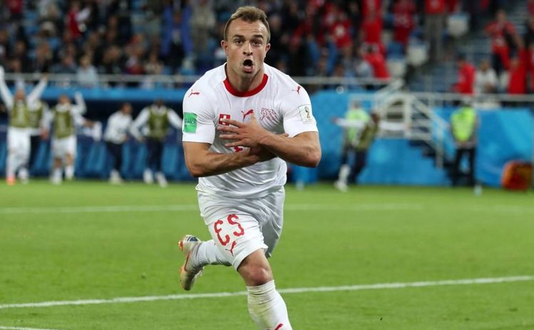 Shaquiri Suiza Serbia