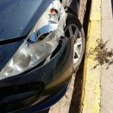 Accidente de tránsito calle Nestor Kirshner esquina Libertad