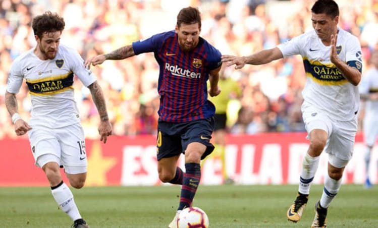 Barcelona le ganó 3 a 0 a Boca