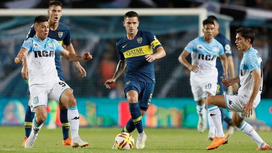 Racing y Boca empataron 2-2