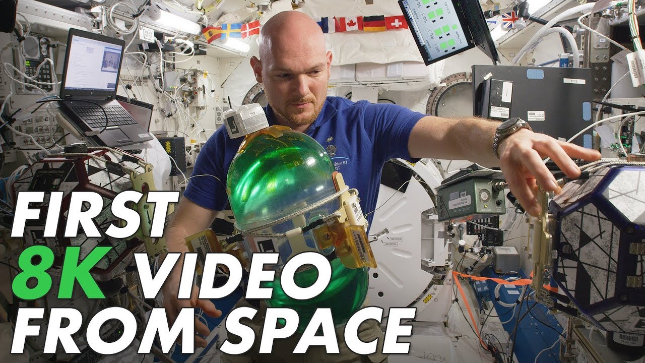 El primer el primer video 8K filmado en el espacio