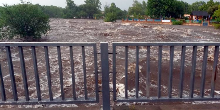 Inundación en Mina Clavero