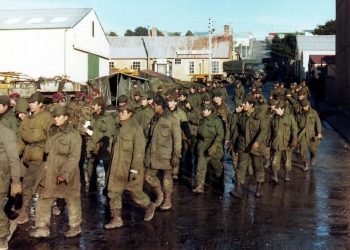 Soldados argentinos en Malvinas