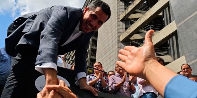 Titular de la Asamblea Nacional, Juan Guaidó, reconocido como presidente de Venezuela