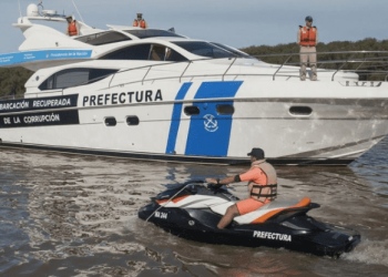 Lancha recuperada de la corrupción