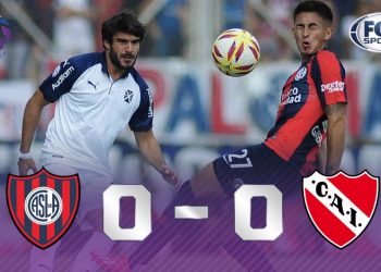San Lorenzo empató con Independiente