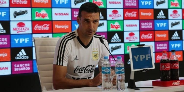 Director técnico de la selección argentina, Lionel Scaloni