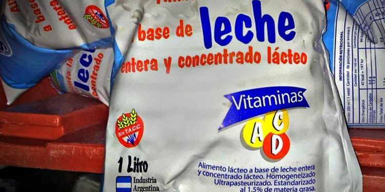 Sachet de leche