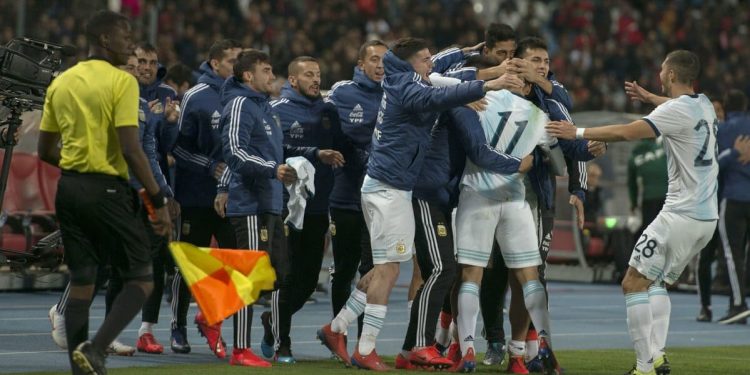 Argentina venció 1-0 a Marruecos