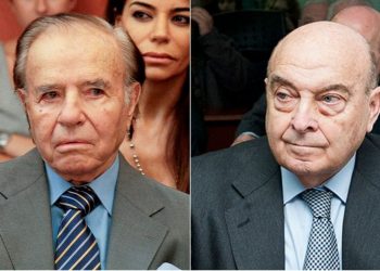 Ex presidente Carlos Menem y al ex ministro de Economía Domingo Cavallo