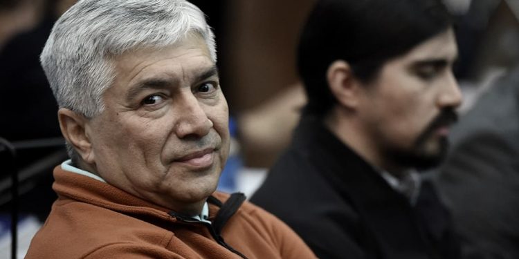 Lázaro Báez y su hijo