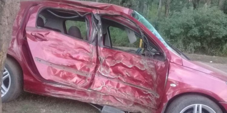 Accidente camino de la vida en Río Segundo