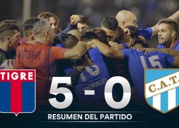 Tigre goleó a Atlético Tucumán