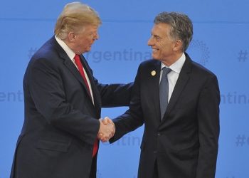 Trump junto a Mauricio Macri