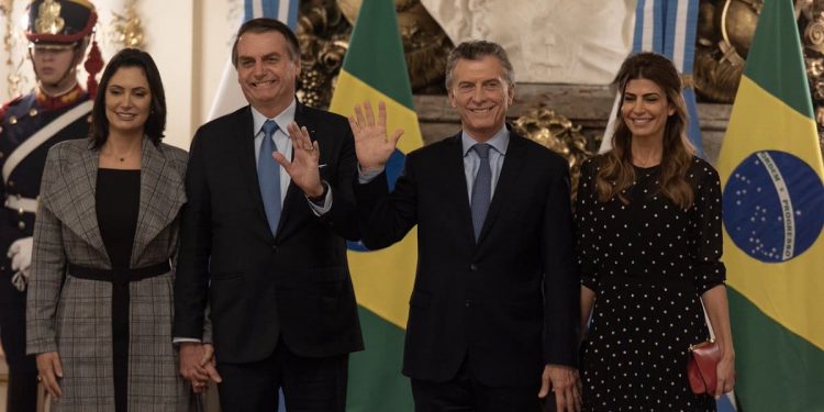 Mauricio Macri recibió este jueves a su par de Brasil, Jair Bolsonaro
