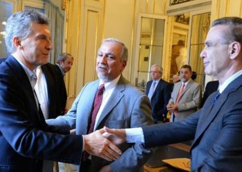 Mauricio Macri junto a Miguel Ángel Pichetto