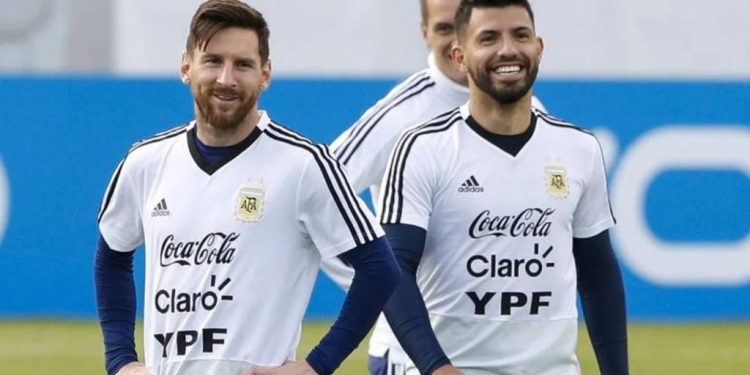 Messi y "Kun" Agüero