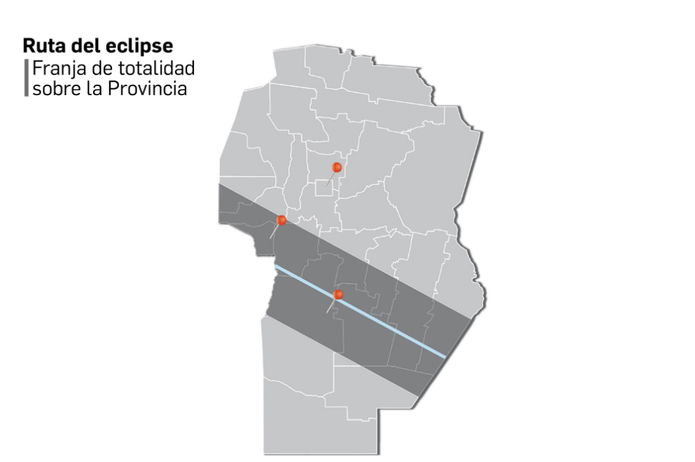 Ruta de la eclipse en Córdoba