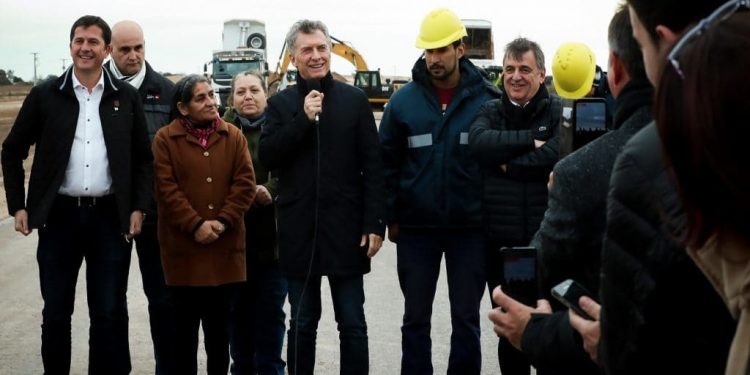 Mauricio Macri en Arroyito