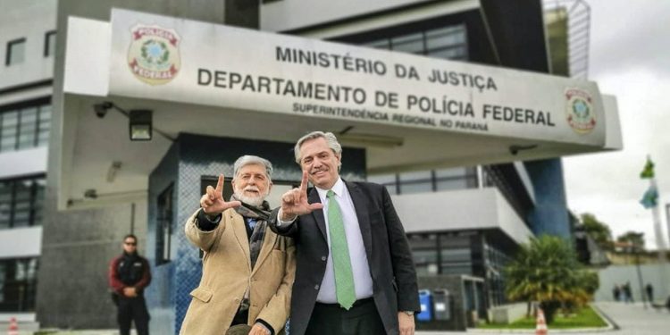 Alberto Fernández visitó a Lula da Silva