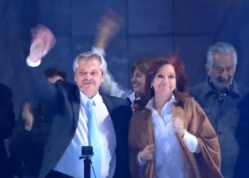 Alberto y Cristina Fernández en Rosario