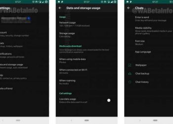 modo oscuro en WhatsApp