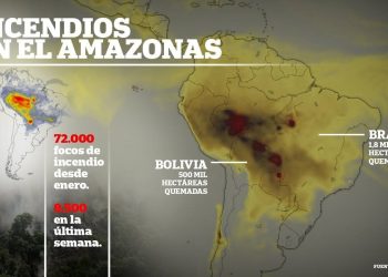 Incendio de las selvas del Amazonas
