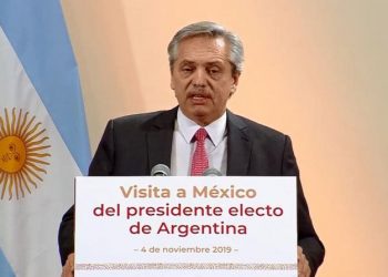 Alberto Fernández en Mexico