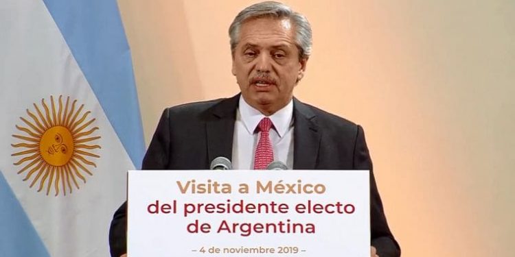 Alberto Fernández en Mexico