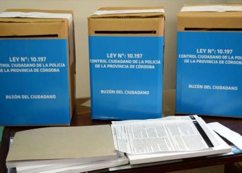 urnas para el control ciudadano de la Policía