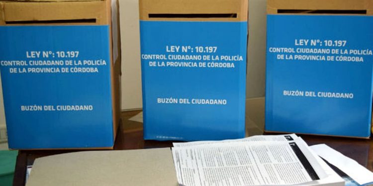 urnas para el control ciudadano de la Policía