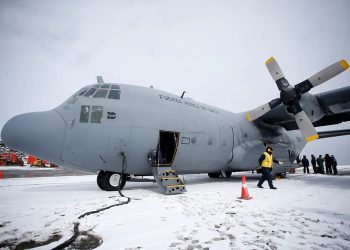 Hércules C-130 en base aérea chilena