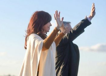 Alberto Fernández y la vicepresidenta Cristina Fernández