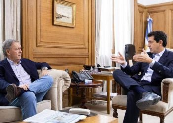 Reunión del gobernador Schiaretti con Wado de Pedro