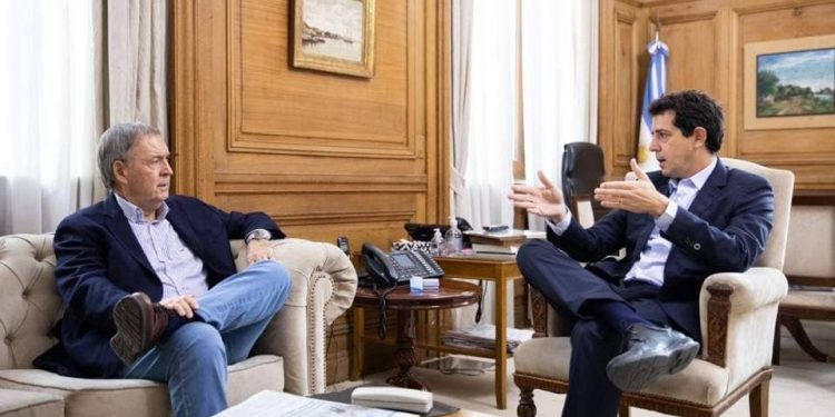 Reunión del gobernador Schiaretti con Wado de Pedro