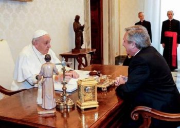 Alberto Fernández se reunió con el Papa en el Vaticano